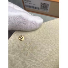 Replica Louis Vuitton White Damier Azur Sarah Wallet