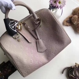 Replica Louis Vuitton Taupe Embossed Monogram Speedy 30