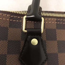Replica Louis Vuitton Brown Damier Ebene Speedy 35