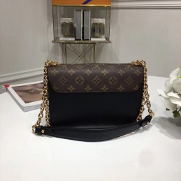 Replica Louis Vuitton Black White Graphic Twist MM