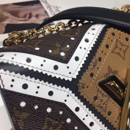 Replica Louis Vuitton Black White Graphic Twist MM