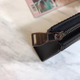 Replica Louis Vuitton Black Monogram Eclipse Pochette Voyage MM