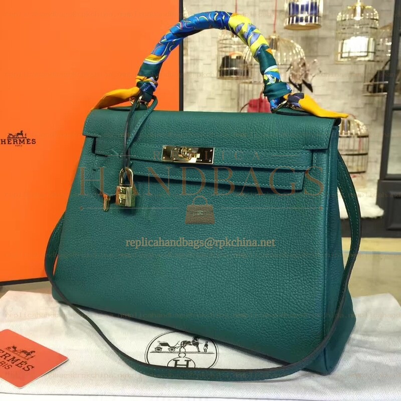 Replica Hermes Green Kelly 32 Bag