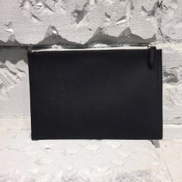 Replica Givenchy Black Bambi Graphic Zip Pouch