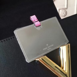 Replica Louis Vuitton Bright Pink Textured Twist MM
