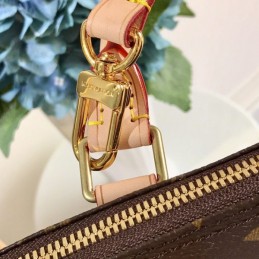Replica Louis Vuitton Brown Monogram Beige Trim Alma PM