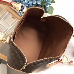 Replica Louis Vuitton Brown Monogram Beige Trim Alma PM