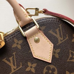 Replica Louis Vuitton Brown Monogram Beige Trim Alma BB