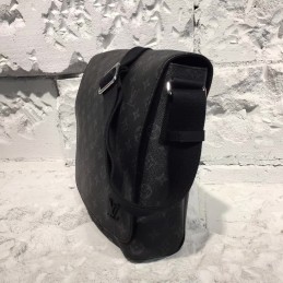 Replica Louis Vuitton Black Monogram Eclipse District MM