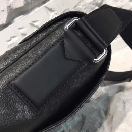 Replica Louis Vuitton Black Monogram Eclipse District MM