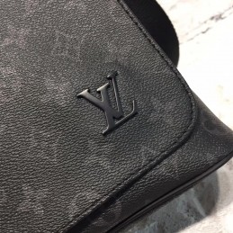 Replica Louis Vuitton Black Monogram Eclipse District MM