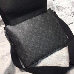 Replica Louis Vuitton Black Monogram Eclipse District MM