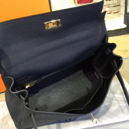 Replica Hermes Navy Blue Kelly 32 Bag