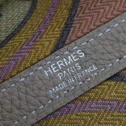 Replica Hermes Red Beige Garden Party 36 Bag