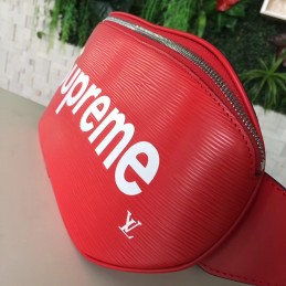 Replica Louis Vuitton Red Epi Leather Supreme Bumbag