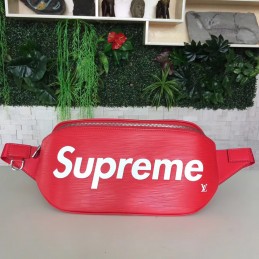 Replica Louis Vuitton Red Epi Leather Supreme Bumbag
