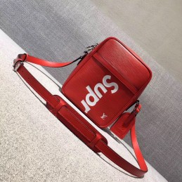 Replica Louis Vuitton Red Epi Leather Supreme Danube PM