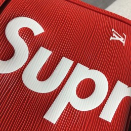 Replica Louis Vuitton Red Epi Leather Supreme Danube PM