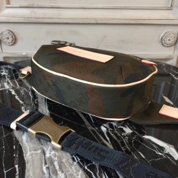 Replica Louis Vuitton Black Camouflage Supreme Bumbag