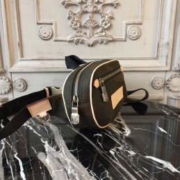 Replica Louis Vuitton Black Camouflage Supreme Bumbag