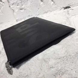 Replica Louis Vuitton Black Epi Leather Supreme Pochette Voyage MM