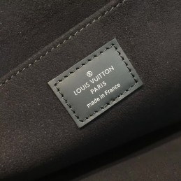 Replica Louis Vuitton Black Epi Leather Supreme Pochette Voyage MM