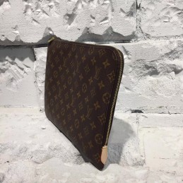 Replica Louis Vuitton Brown Monogram Pochette Jour GM