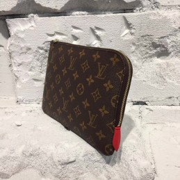 Replica Louis Vuitton Brown Monogram Pochette Jour PM