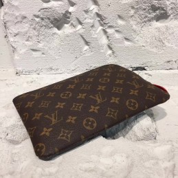 Replica Louis Vuitton Brown Monogram Pochette Jour PM