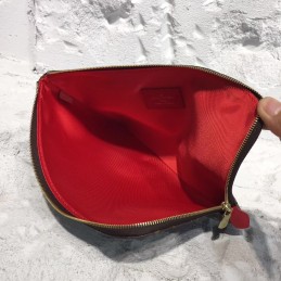 Replica Louis Vuitton Brown Monogram Pochette Jour PM
