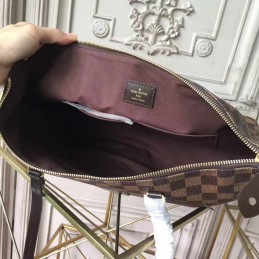 Replica Louis Vuitton Brown Damier Ebene Iena MM