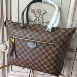 Replica Louis Vuitton Brown Damier Ebene Iena MM