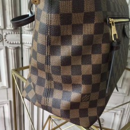 Replica Louis Vuitton Brown Damier Ebene Iena MM
