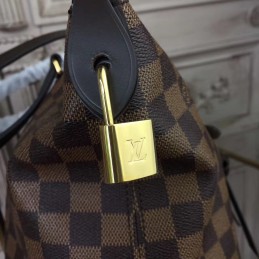 Replica Louis Vuitton Brown Damier Ebene Iena MM