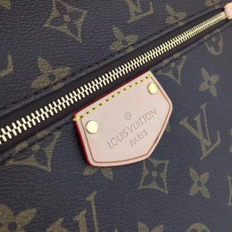 Replica Louis Vuitton Brown Monogram Beige Trim Iena MM