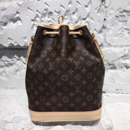 Replica Louis Vuitton Brown Monogram Beige Trim Neo Noe MM