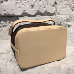 Replica Louis Vuitton Brown Monogram Beige Trim Neo Noe MM