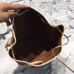 Replica Louis Vuitton Brown Monogram Beige Trim Neo Noe MM