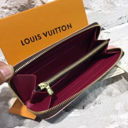 Replica Louis Vuitton Brown Monogram Brown Charm Clemence Wallet