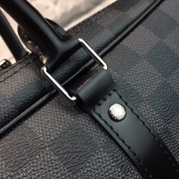 Replica Louis Vuitton Black Damier Graphite Porte Documents Jour PM - Style 2