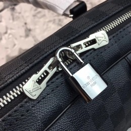 Replica Louis Vuitton Black Damier Graphite Porte Documents Jour PM - Style 2