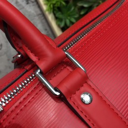 Replica Louis Vuitton Red Epi Leather Supreme Keepall Bandouliere 45
