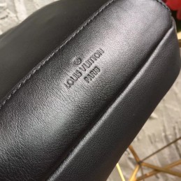 Replica Louis Vuitton Black Leather Avenue Sling Bag
