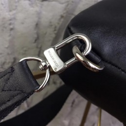 Replica Louis Vuitton Black Leather Avenue Sling Bag