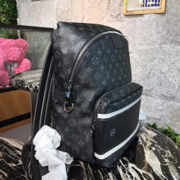 Replica Louis Vuitton Black Monogram Eclipse Apollo Backpack