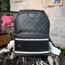 Replica Louis Vuitton Black Monogram Eclipse Apollo Backpack
