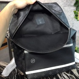 Replica Louis Vuitton Black Monogram Eclipse Apollo Backpack