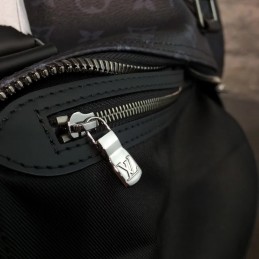 Replica Louis Vuitton White Savane Chapman Keepall Bandouliere 55