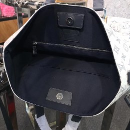 Replica Louis Vuitton White Savane Chapman Tote