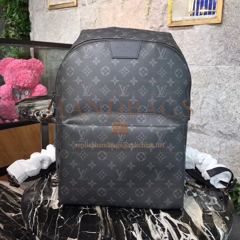 Replica Louis Vuitton Gray Monogram Eclipse Apollo Backpack